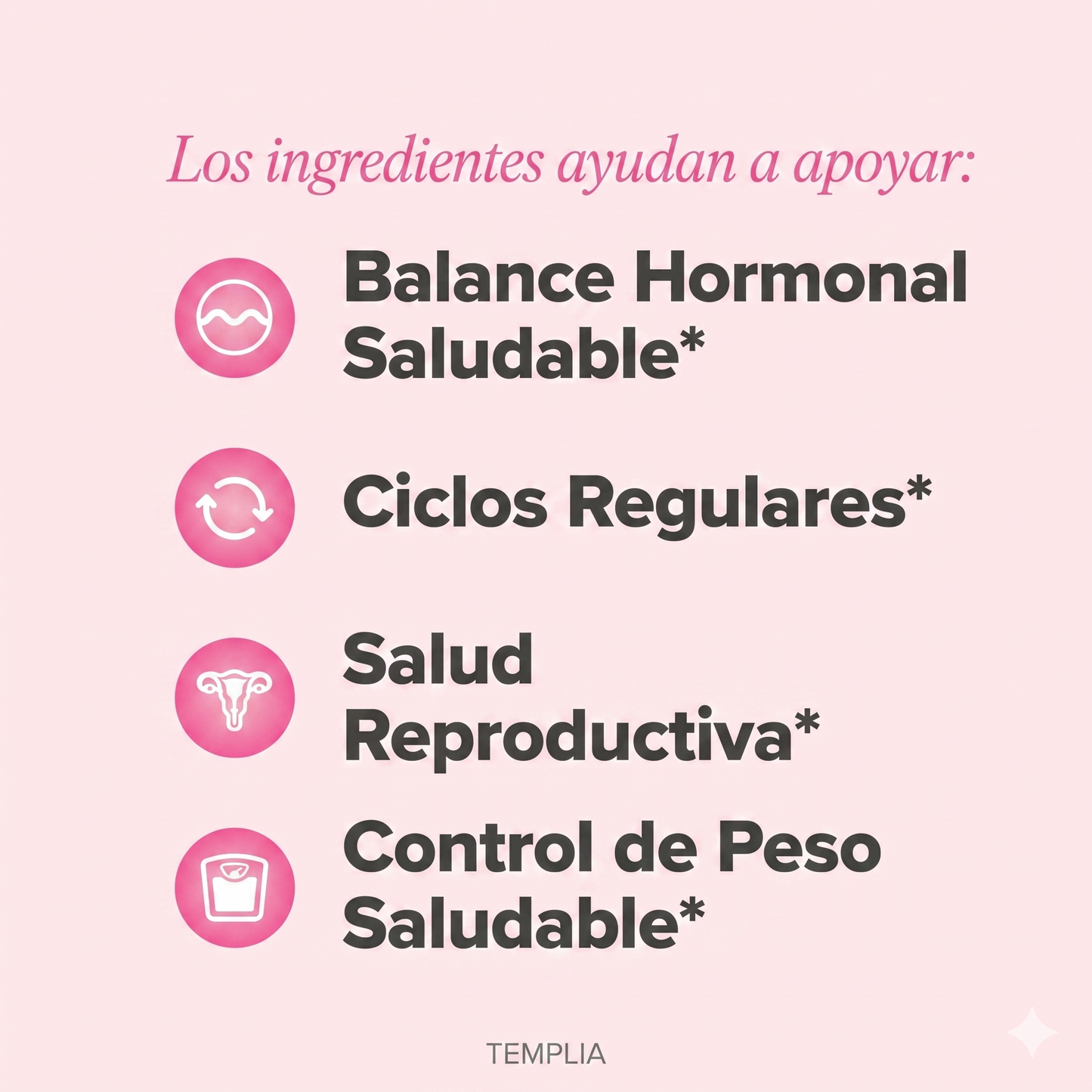 Templia Luna: Soporte Ovárico y Balance Hormonal