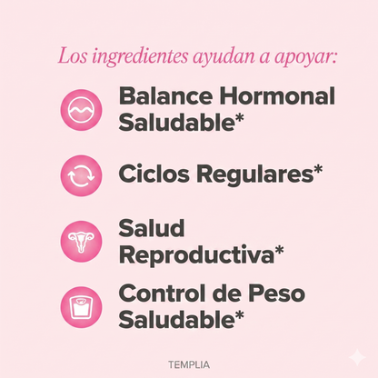 Templia Luna: Soporte Ovárico y Balance Hormonal